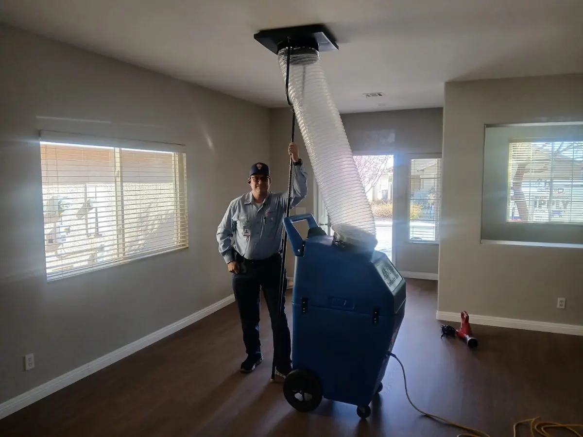 Professional Dryer Vent Cleaning work inside a Viera East home